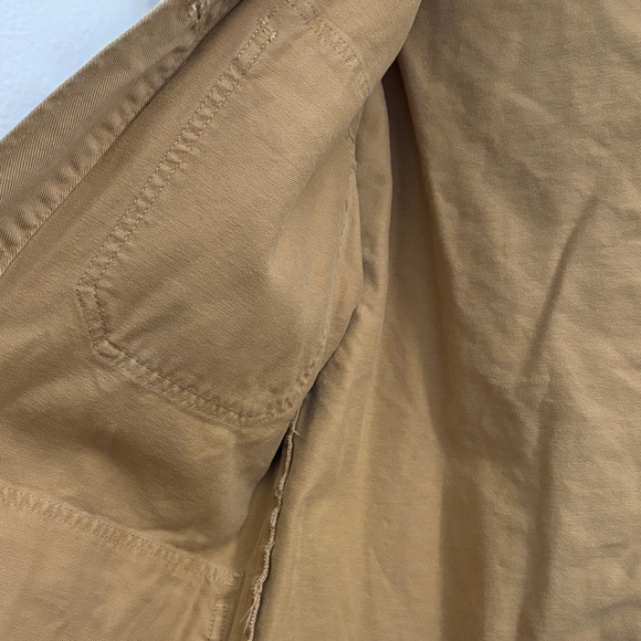 Pull&Bear Utility Field Jacket Women’s Size XS Oversized Tan 100% Cotton - Picture 7 of 11